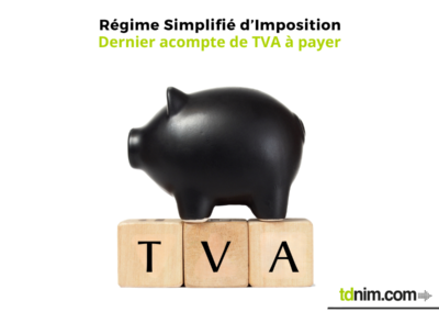 Dernier acompte de TVA (RSI) à payer