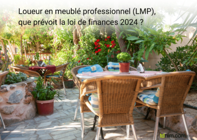 Loueur en meublé professionnel (LMP), que prévoit la loi de finances 2024 ?