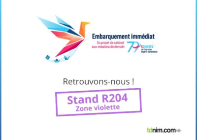 TDNIM au 79ème Congrès de l’Ordre des Experts-Comptables