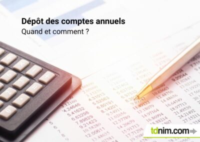 Dépôt des comptes annuels