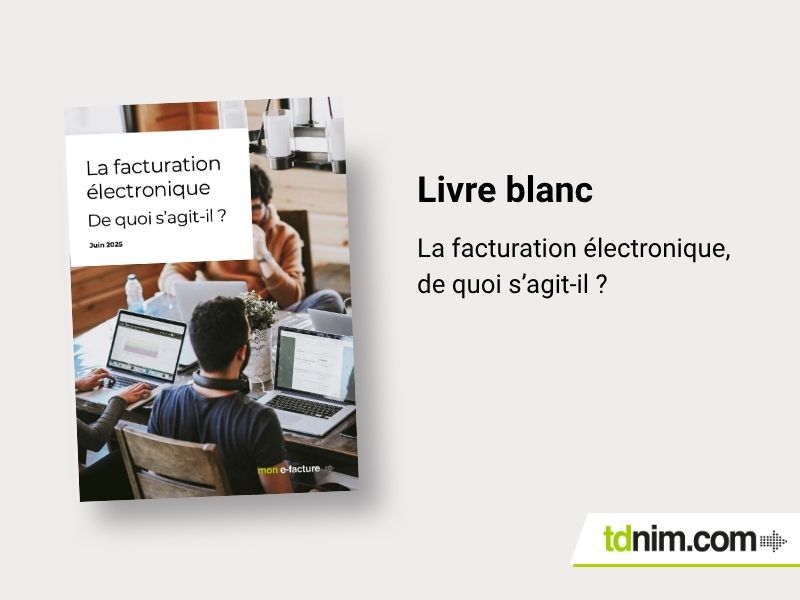 Livre blanc "La facturation électronique, de quoi s'agit-il ?" par mon e-facture