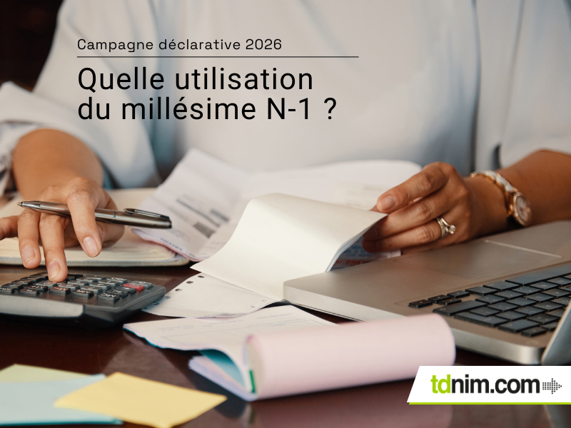 Quelle utilisation du millésime N-1 pour la déclaration des résultats par tdnim.com