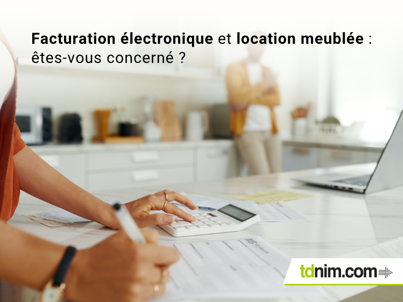 Facture électronique obligatoire LMP LMNP par TDNIM Facture électronique obligatoire LMP LMNP par TDNIM